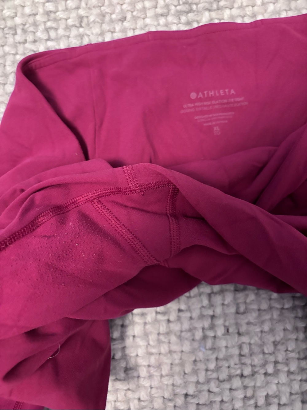 Elation Ultra High Rise 7/8 Legging - Wildberry - Picture 3 of 4